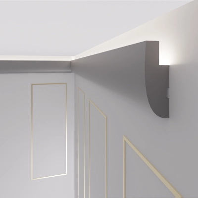 Lichtleiste LED, Stuckleiste für indirekte Beleuchtung , OL-6